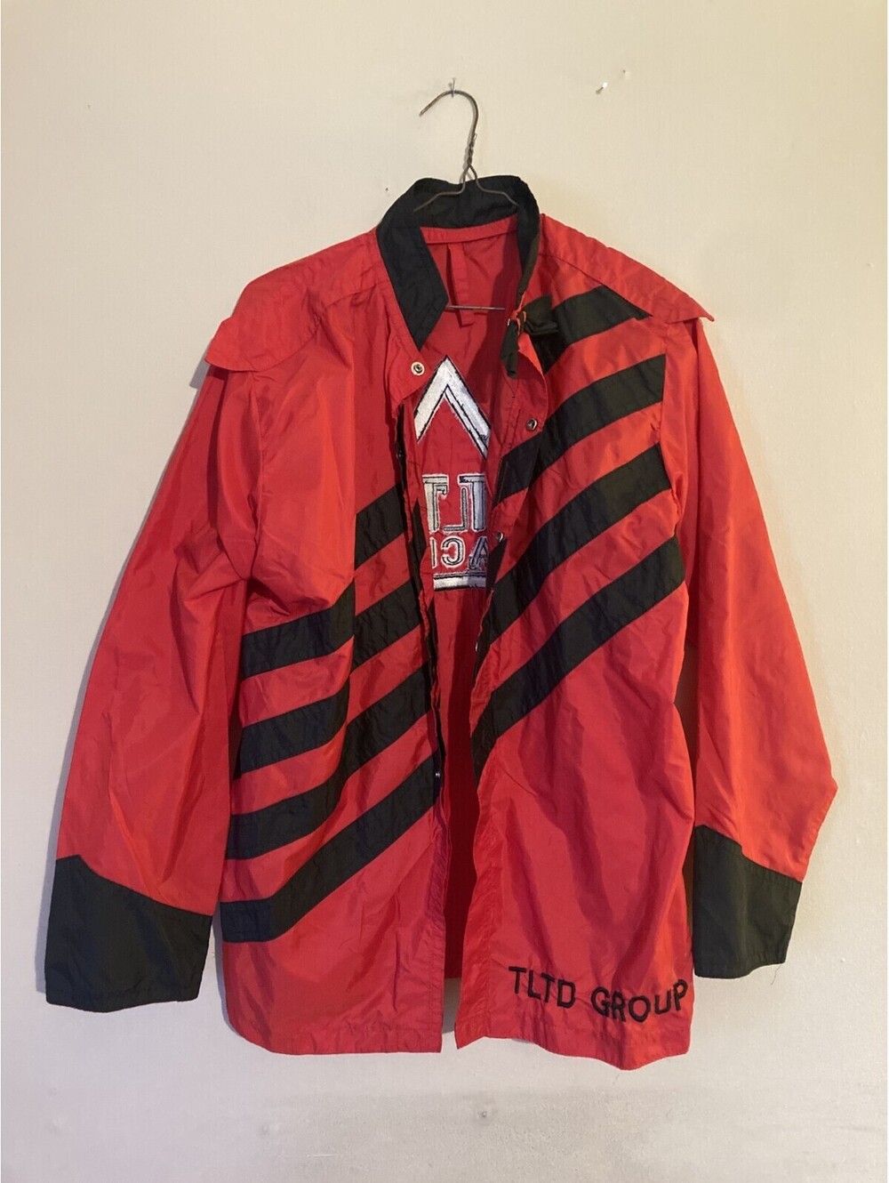 TT Racing Unisex Waterproof Jacket Red Black TLTD Group - size M